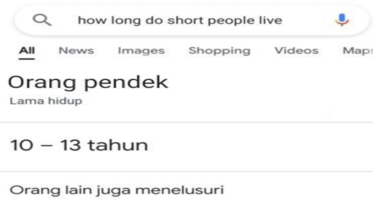 How Long Do Short People Live for Meme